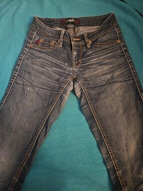 Women's Dark Wash Blue Jeans